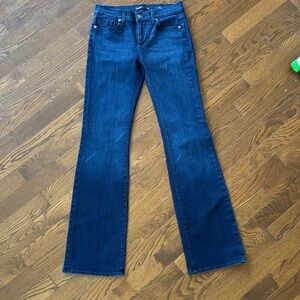 Women's Fidelity Dark Blue Bootcut Jeans